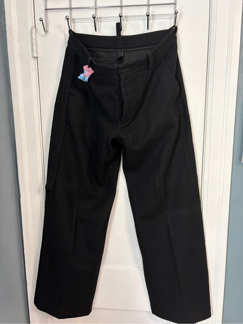 DSQUARED2 Black Wide-Leg Dress Pants
